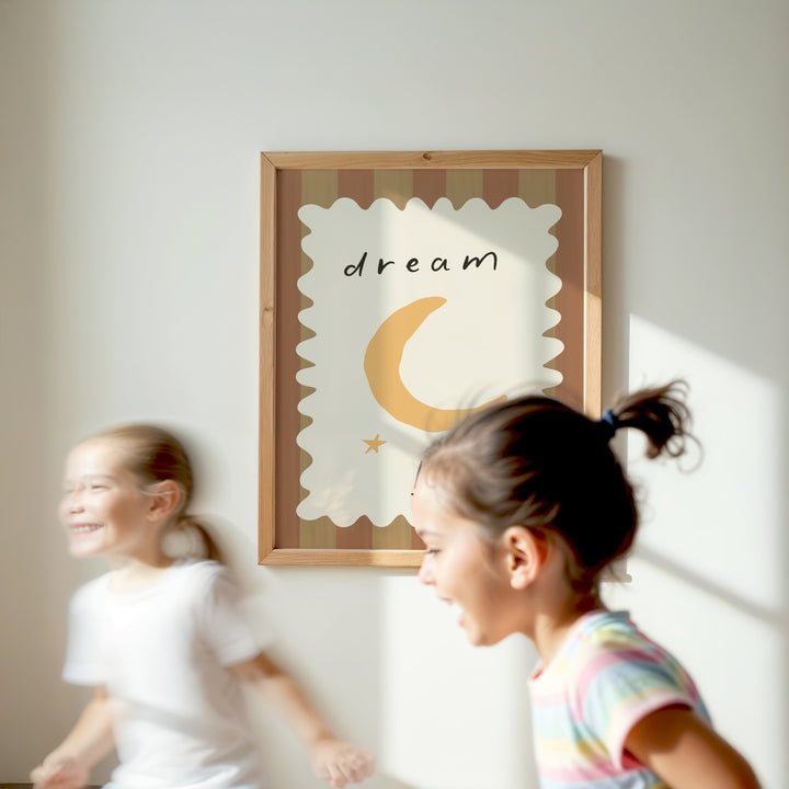 Dream Big Moon Print