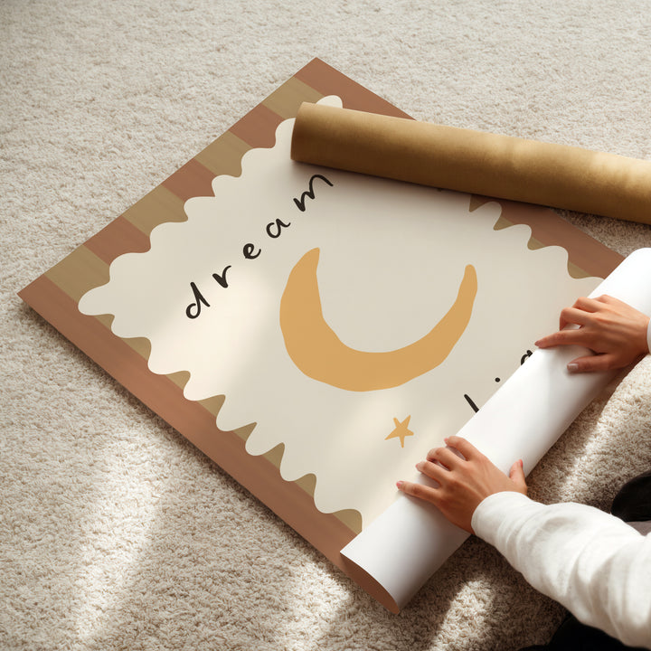 Dream Big Moon Print