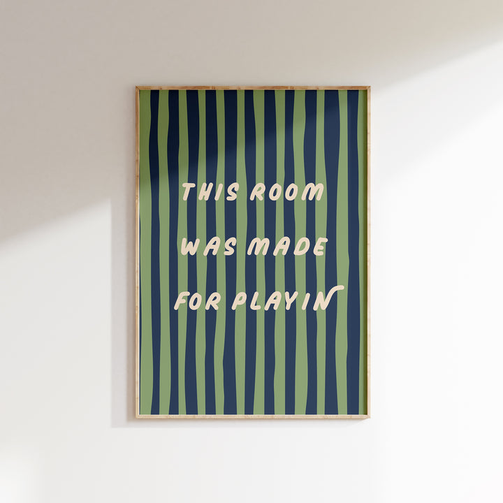 Made for Playin’ Print Emerald