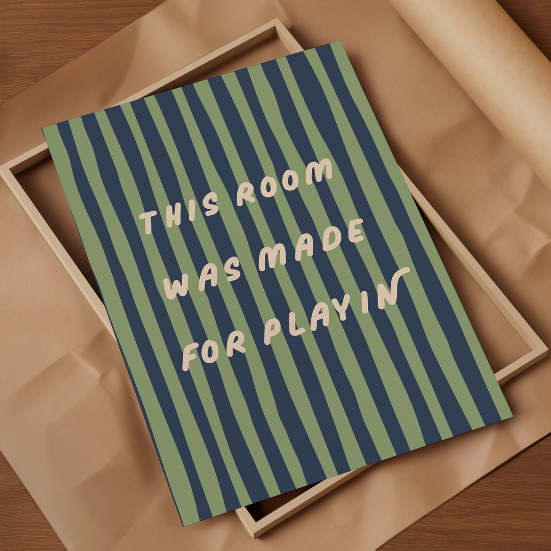 Made for Playin’ Print Emerald