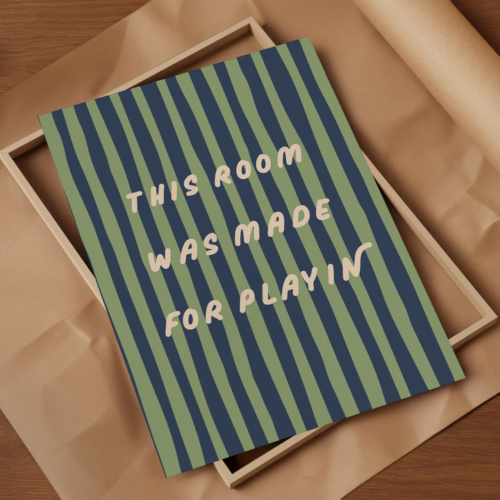 Made for Playin’ Print Emerald