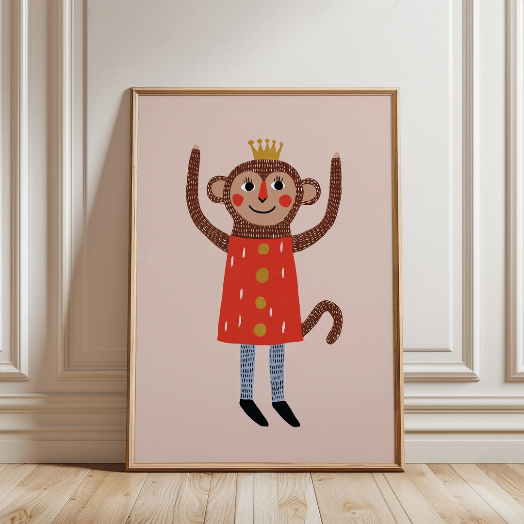 King Monkey Print
