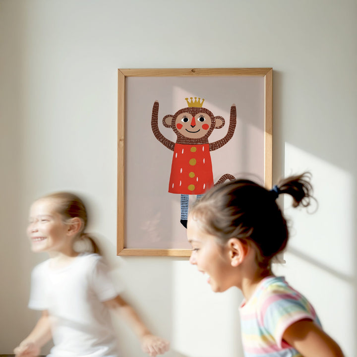 King Monkey Print