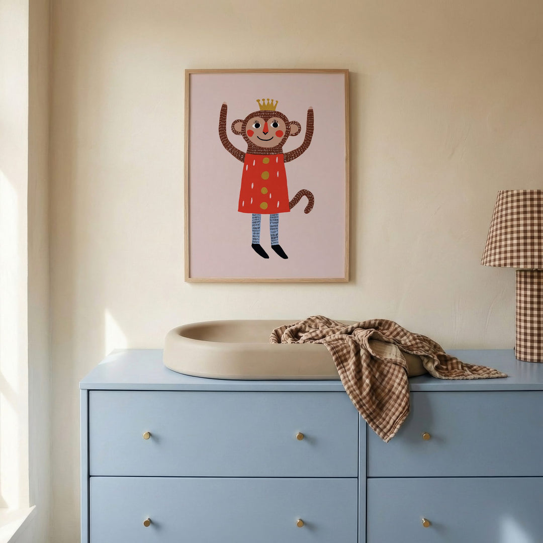 King Monkey Print
