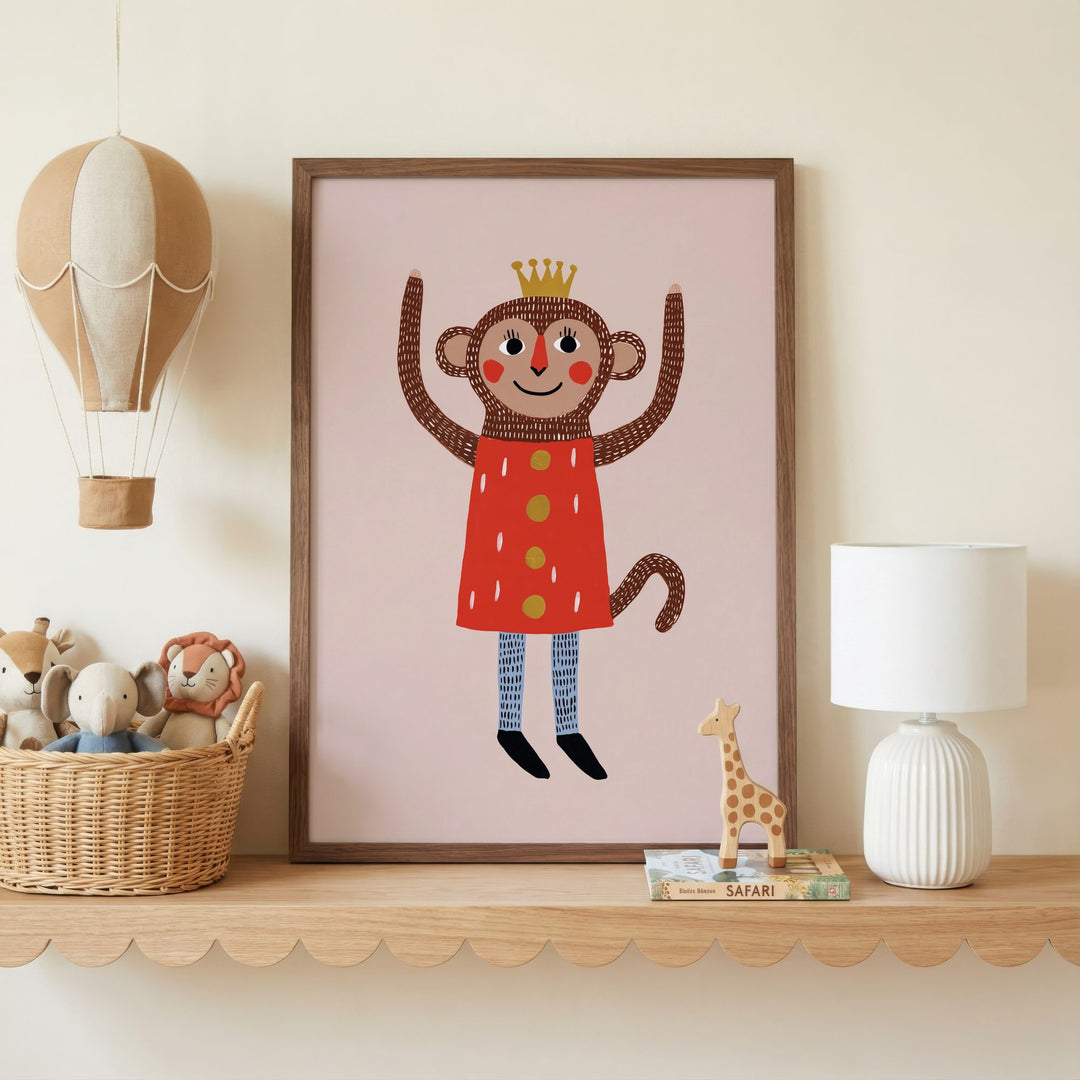 King Monkey Print