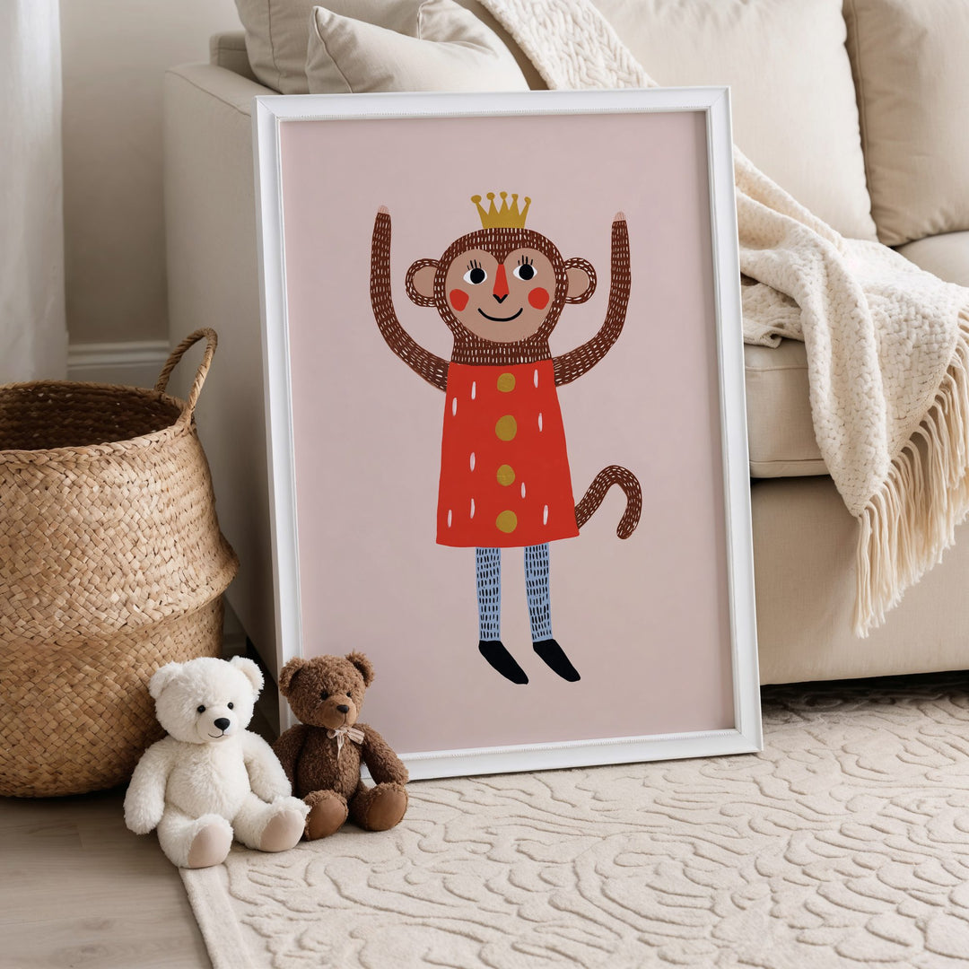 King Monkey Print