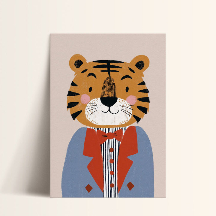 Dapper Tiger Print