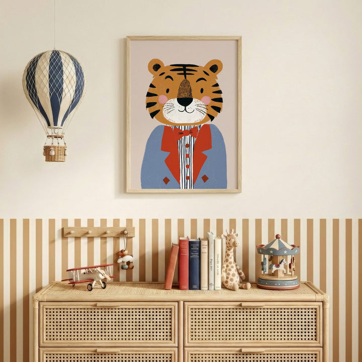 Dapper Tiger Print