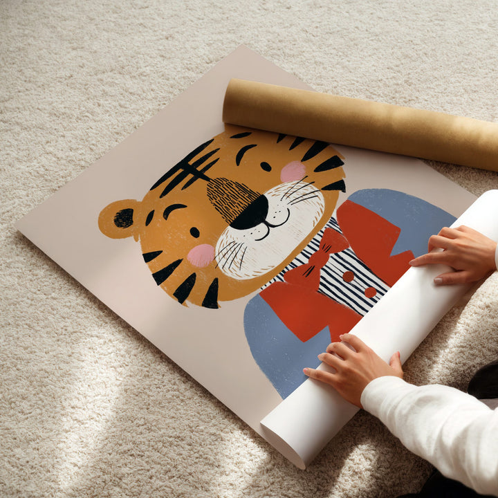 Dapper Tiger Print