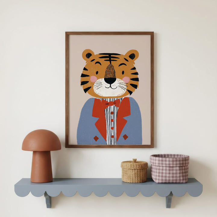 Dapper Tiger Print