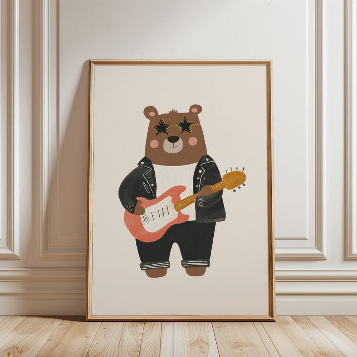 Rockstar Bear Print