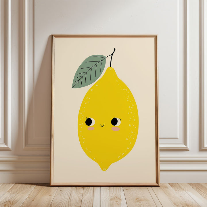 Smiling Lemon Print