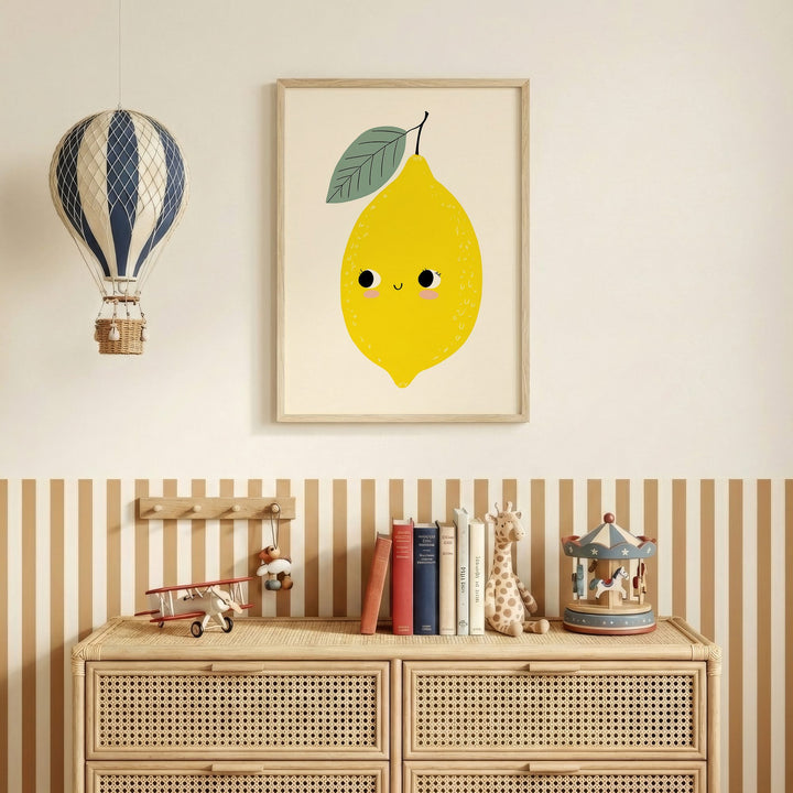 Smiling Lemon Print