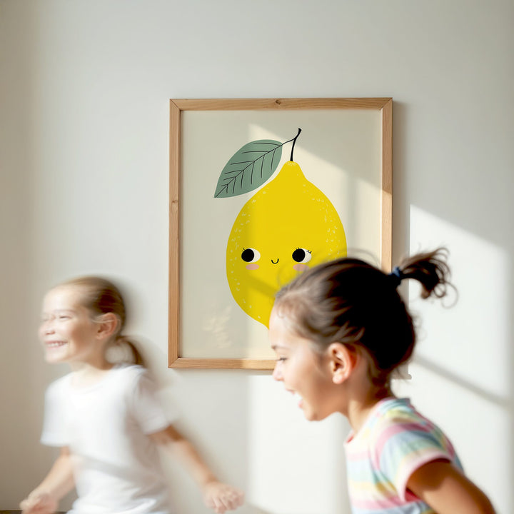 Smiling Lemon Print