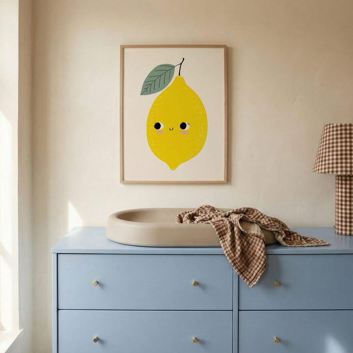 Smiling Lemon Print