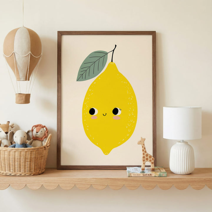 Smiling Lemon Print
