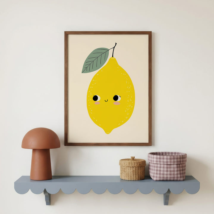 Smiling Lemon Print