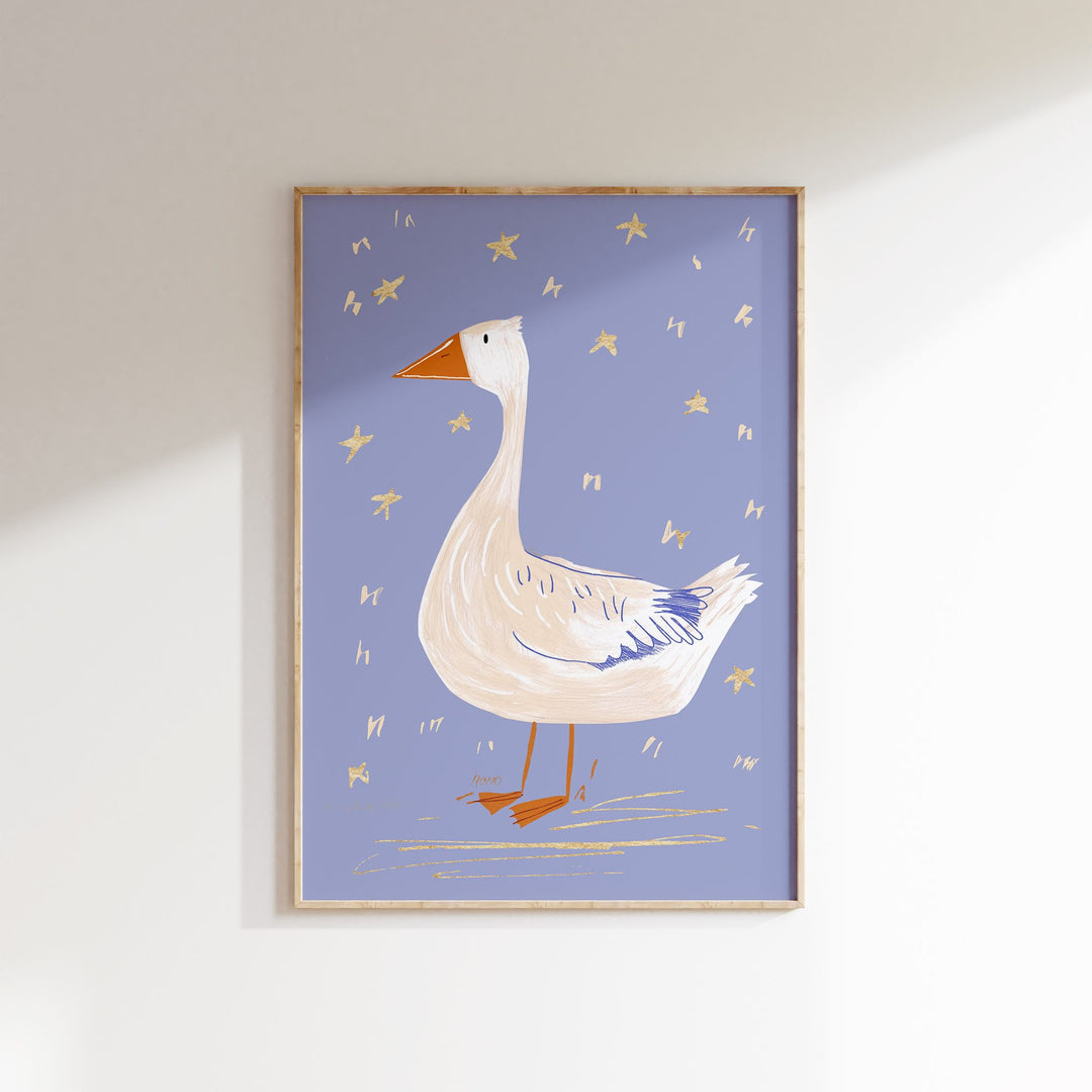 Starry Goose Print