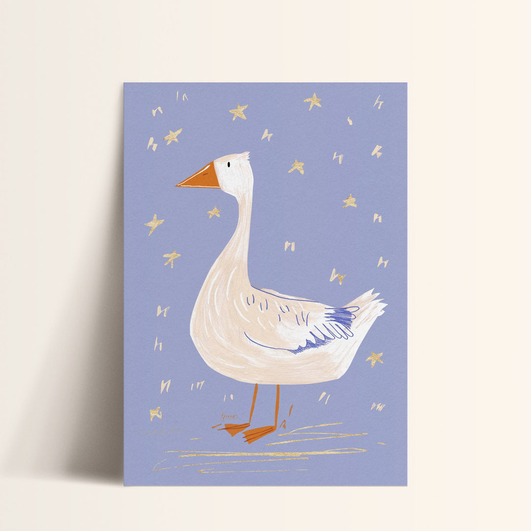 Starry Goose Print