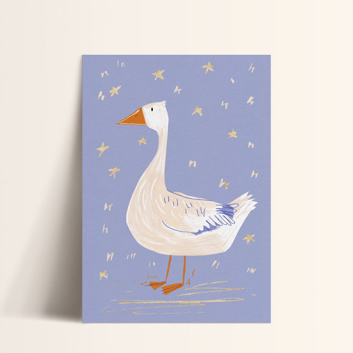 Starry Goose Print