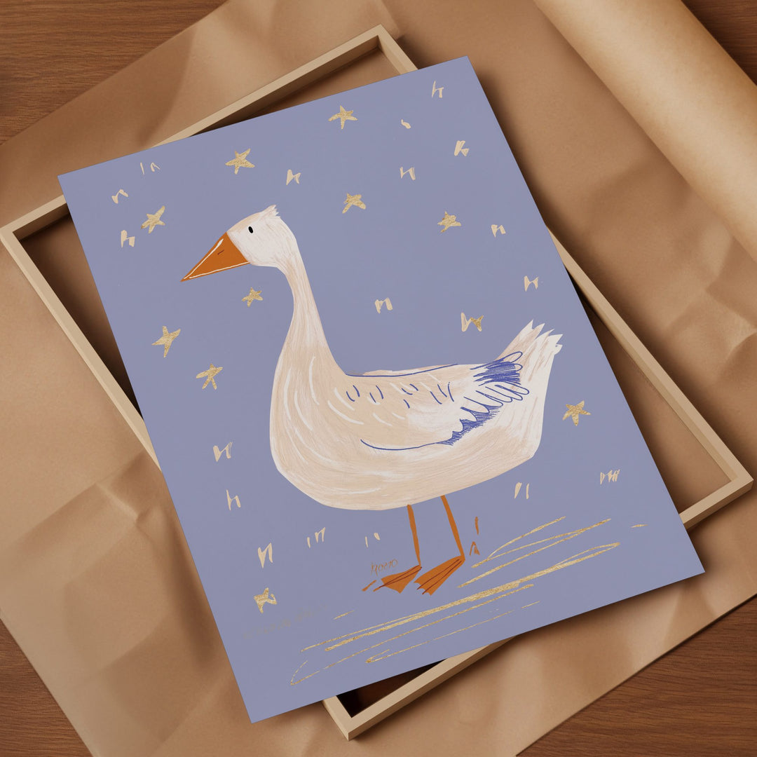 Starry Goose Print