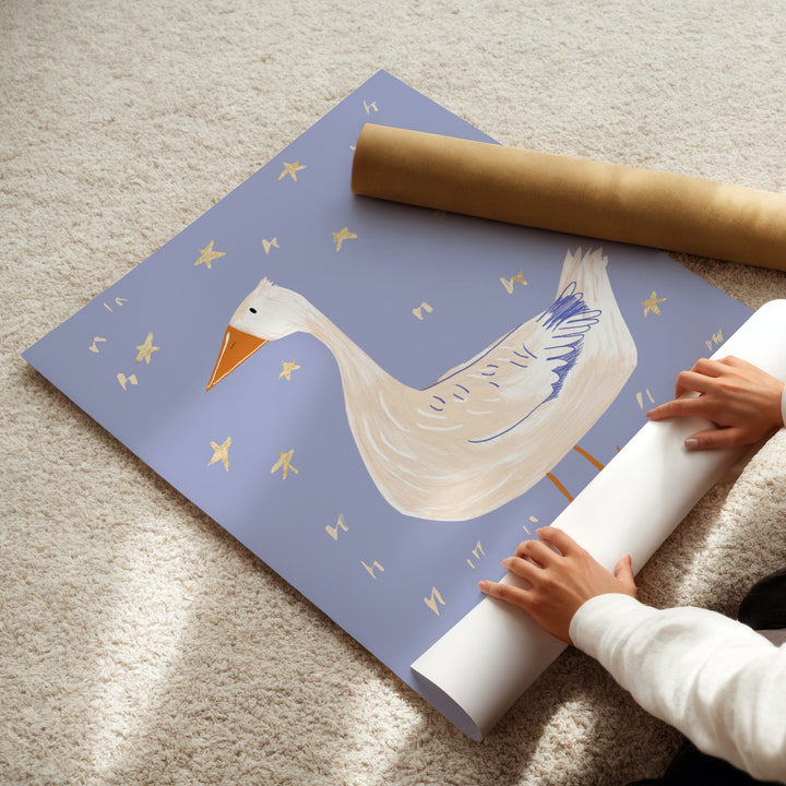 Starry Goose Print