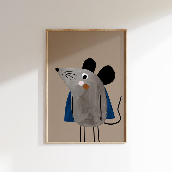Superhero Mouse Print