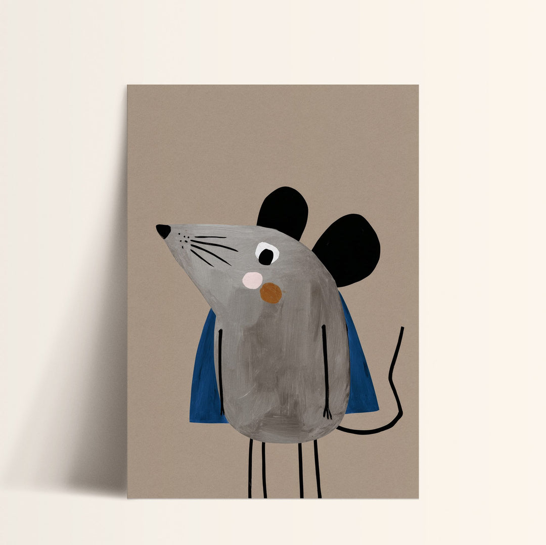Superhero Mouse Print