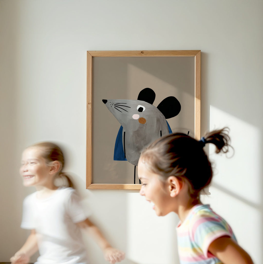 Superhero Mouse Print