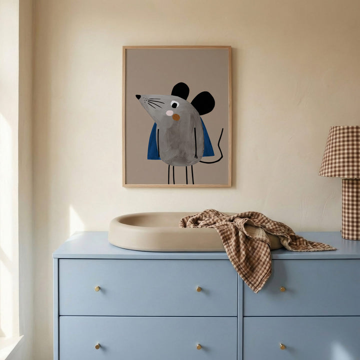 Superhero Mouse Print