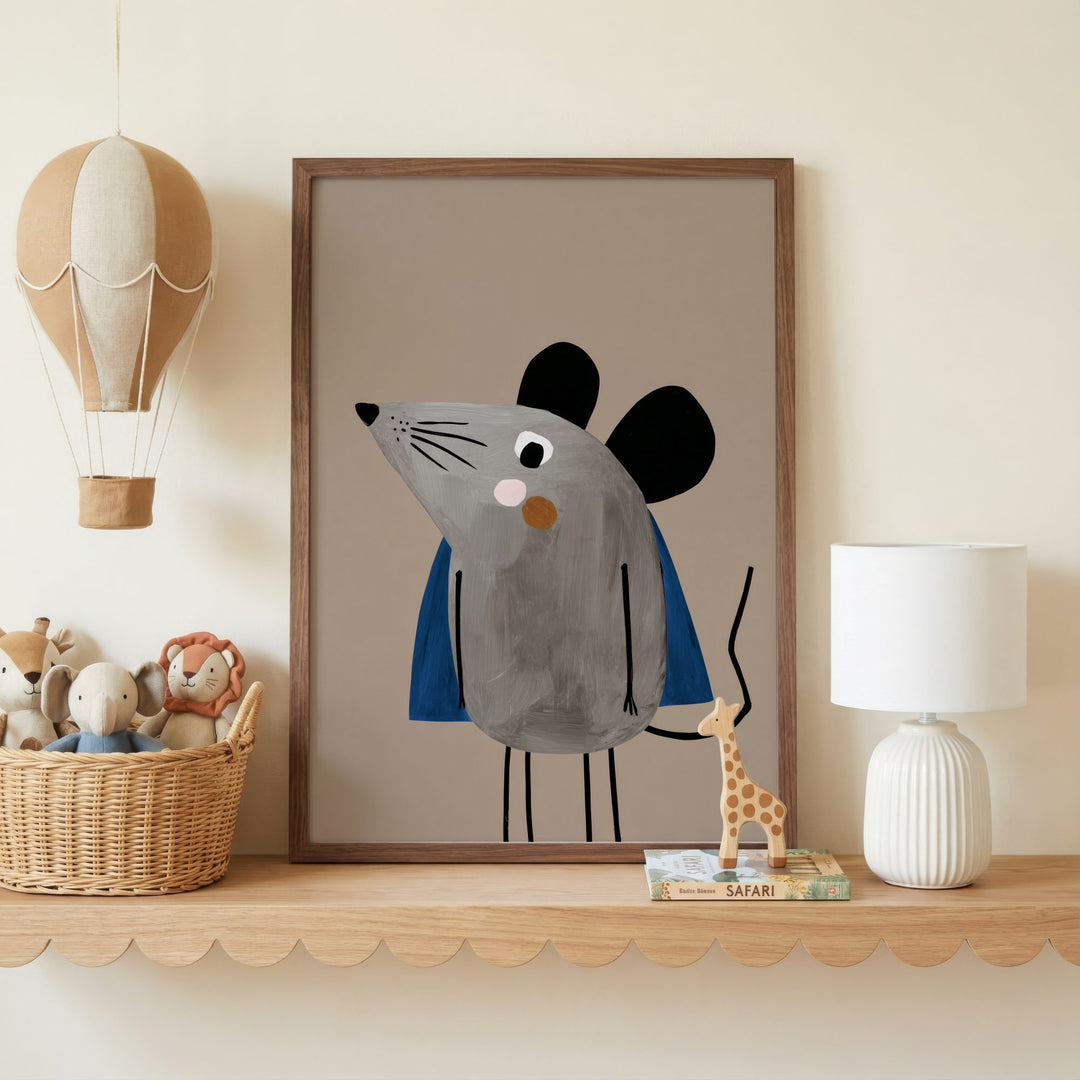 Superhero Mouse Print