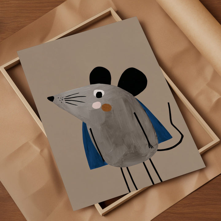 Superhero Mouse Print