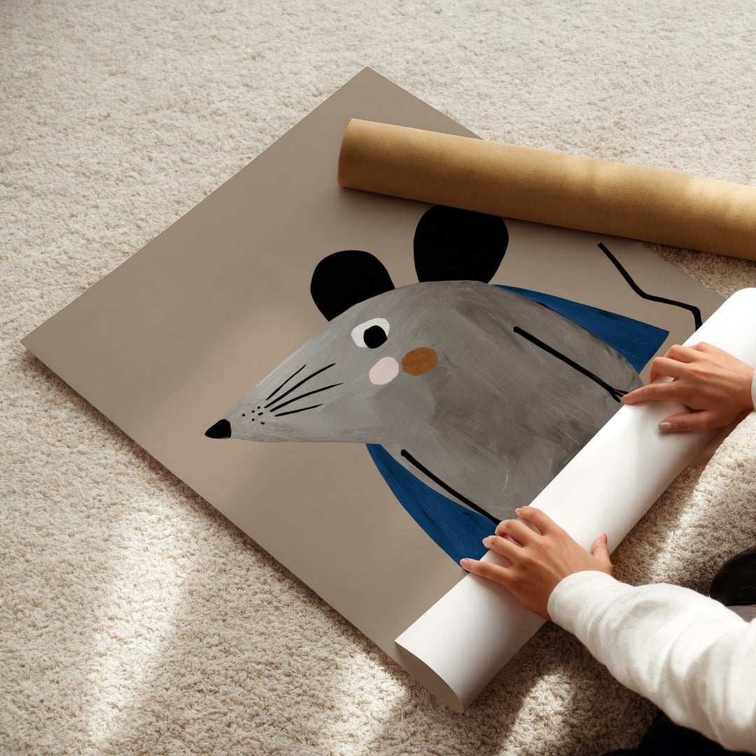Superhero Mouse Print