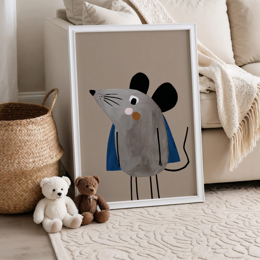 Superhero Mouse Print
