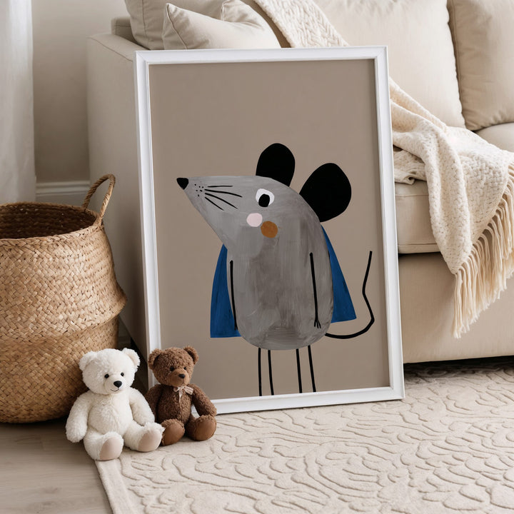 Superhero Mouse Print