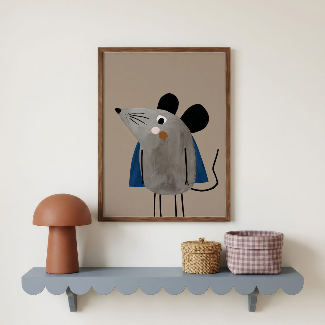 Superhero Mouse Print