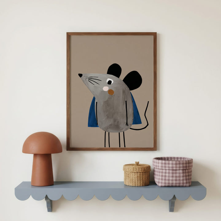 Superhero Mouse Print