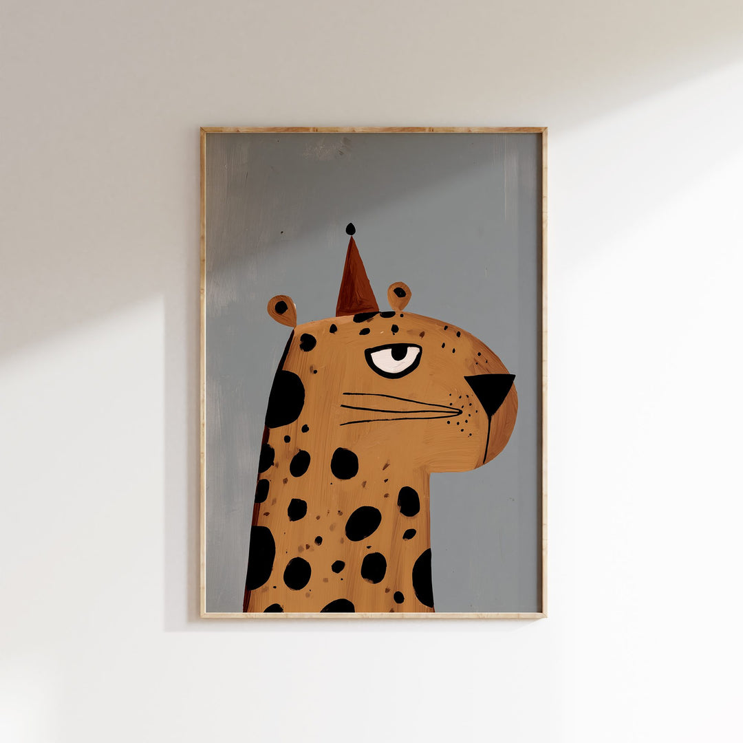 Grumpy Leopard Print