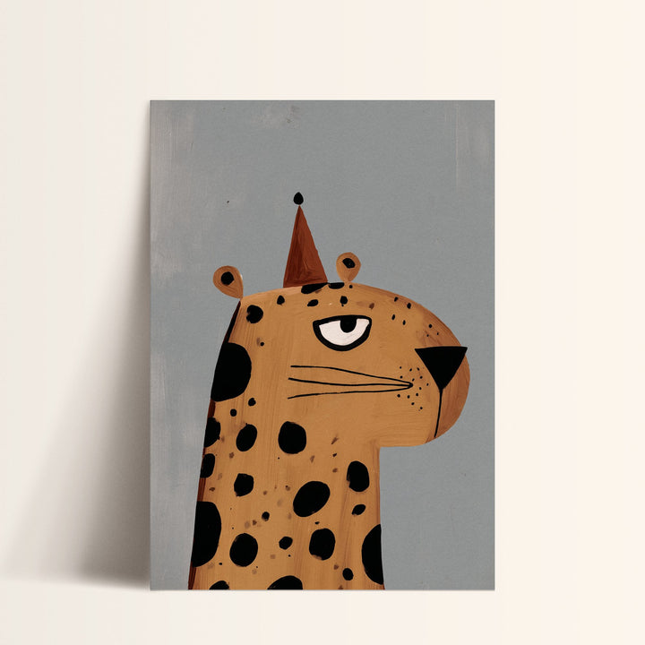 Grumpy Leopard Print