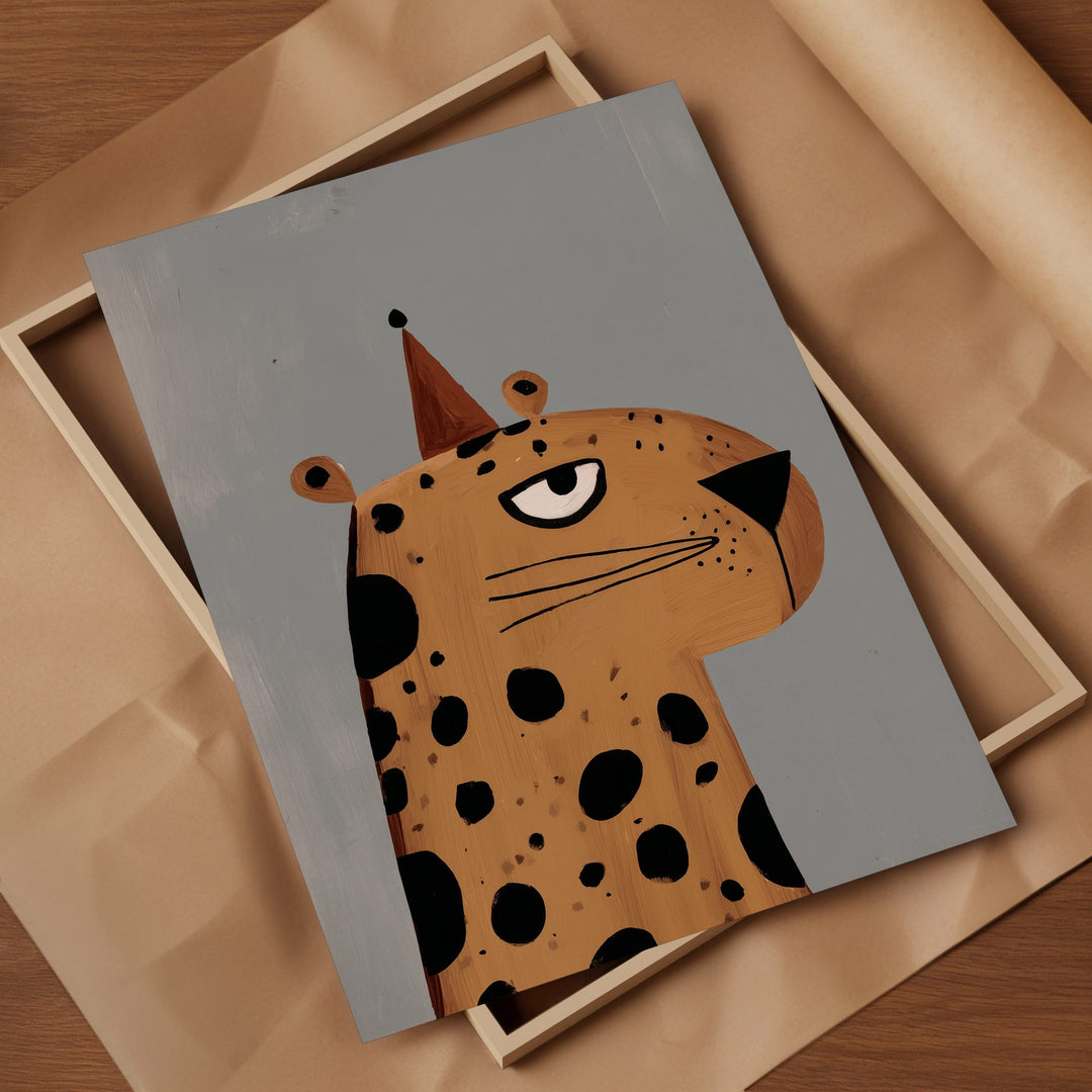 Grumpy Leopard Print