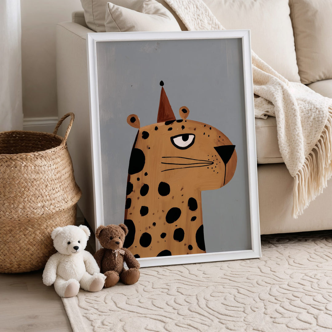 Grumpy Leopard Print