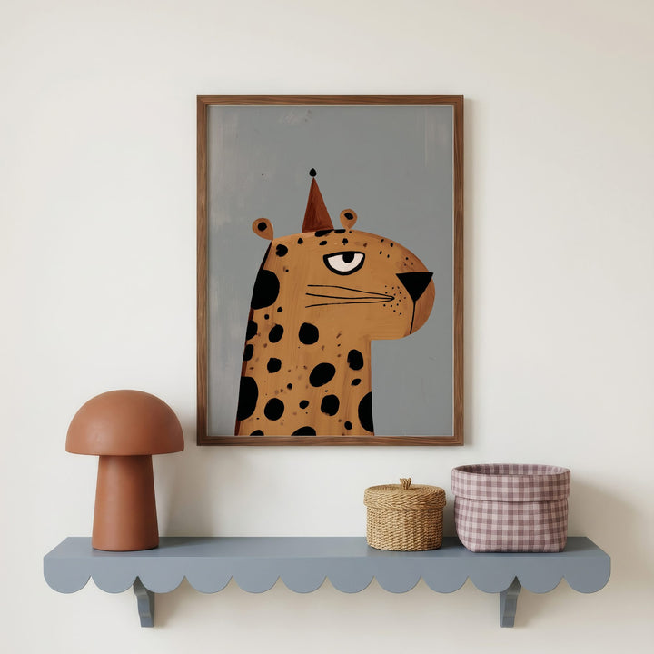 Grumpy Leopard Print