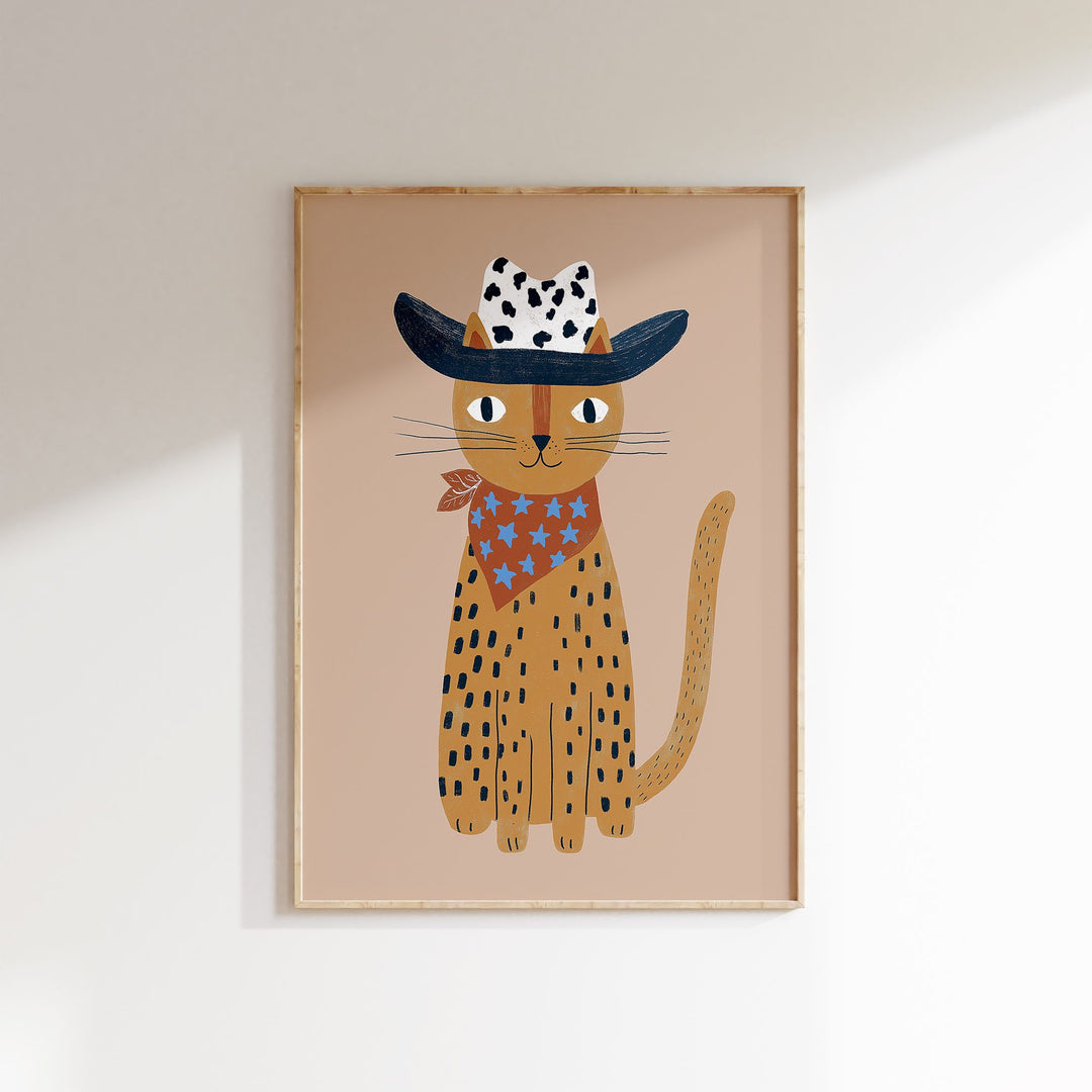 Cowboy Leopard Print