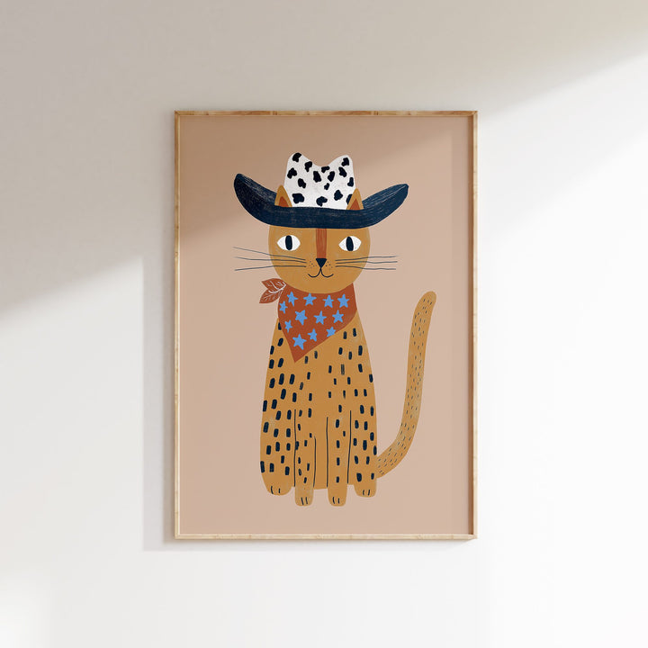 Cowboy Leopard Print