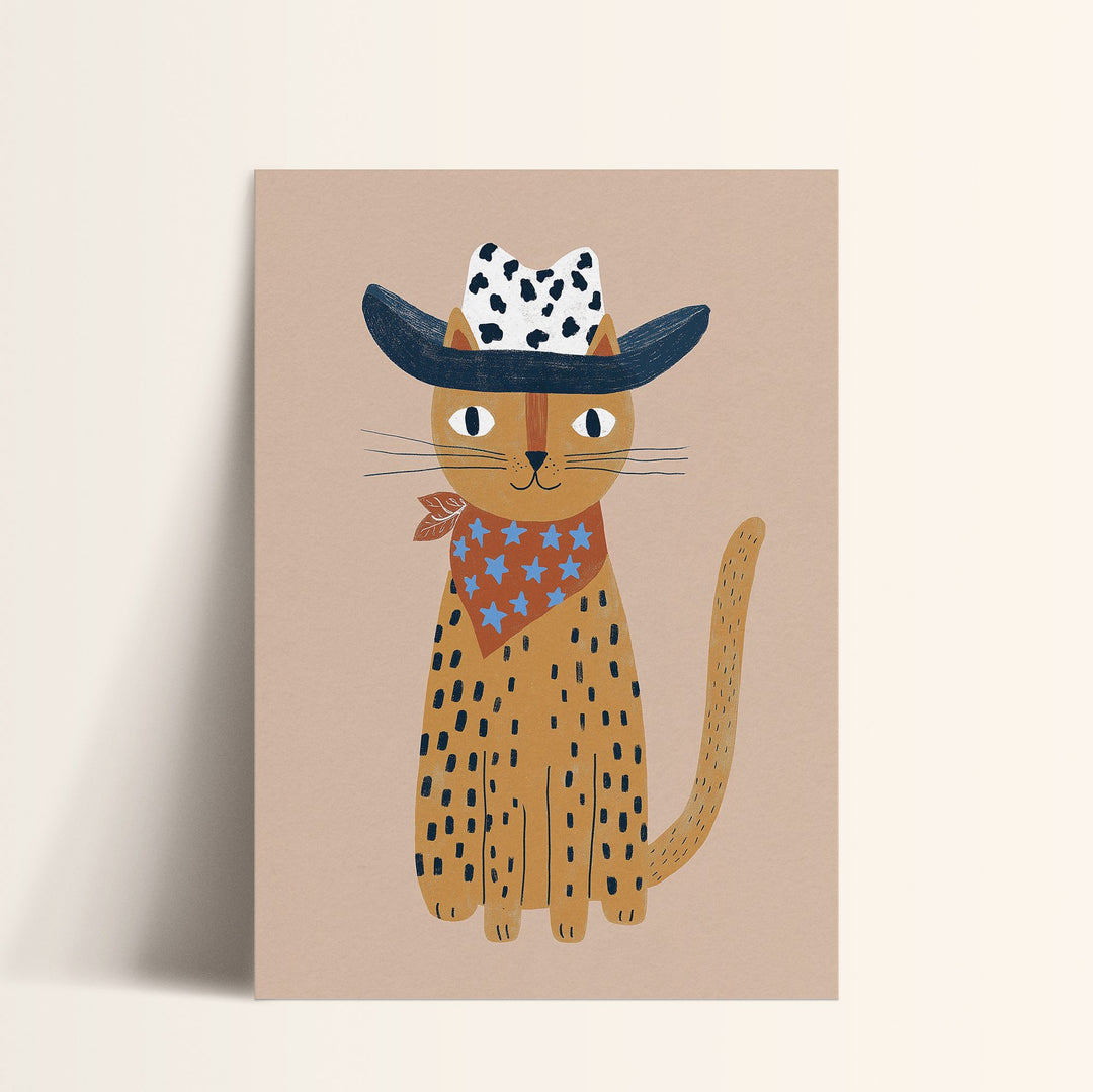 Cowboy Leopard Print