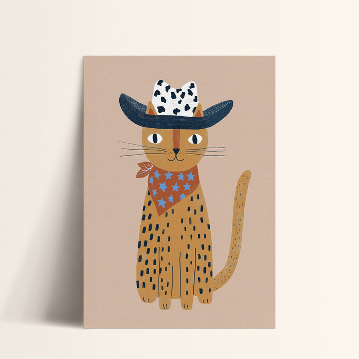 Cowboy Leopard Print