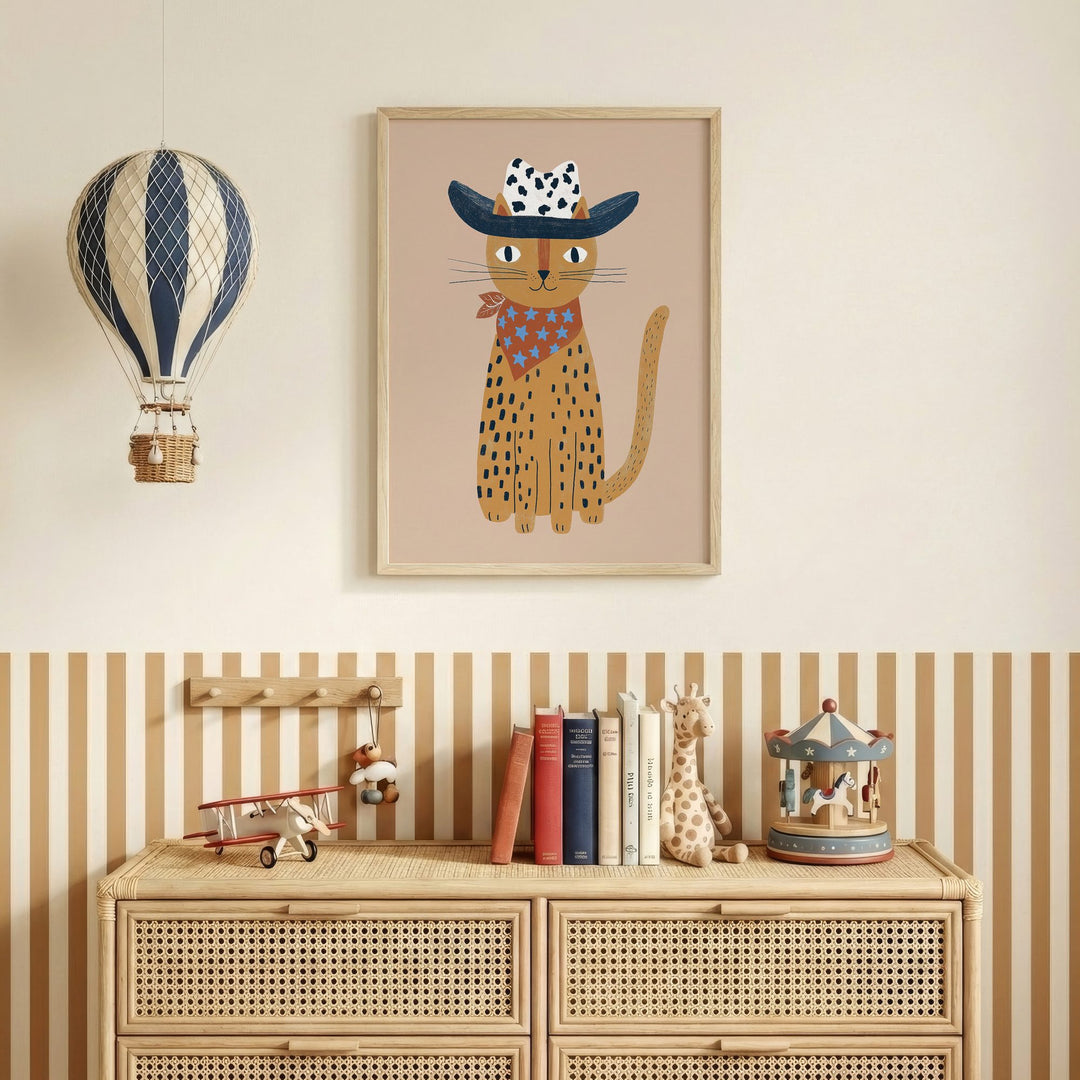 Cowboy Leopard Print