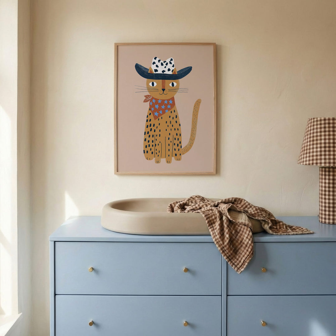 Cowboy Leopard Print