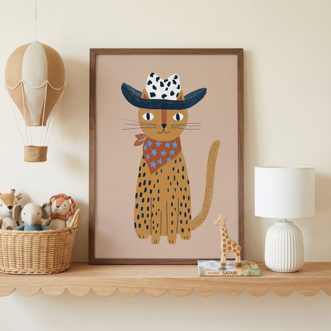 Cowboy Leopard Print
