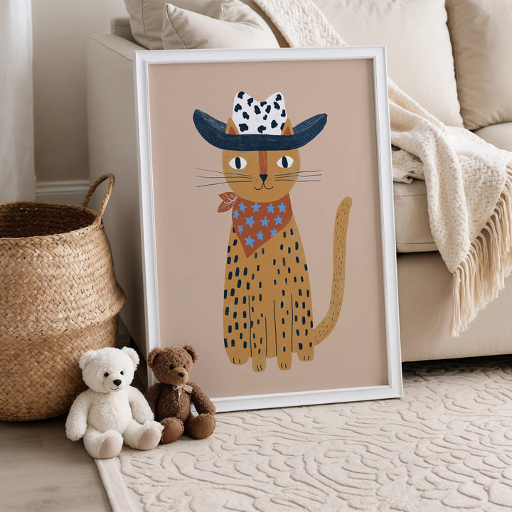 Cowboy Leopard Print